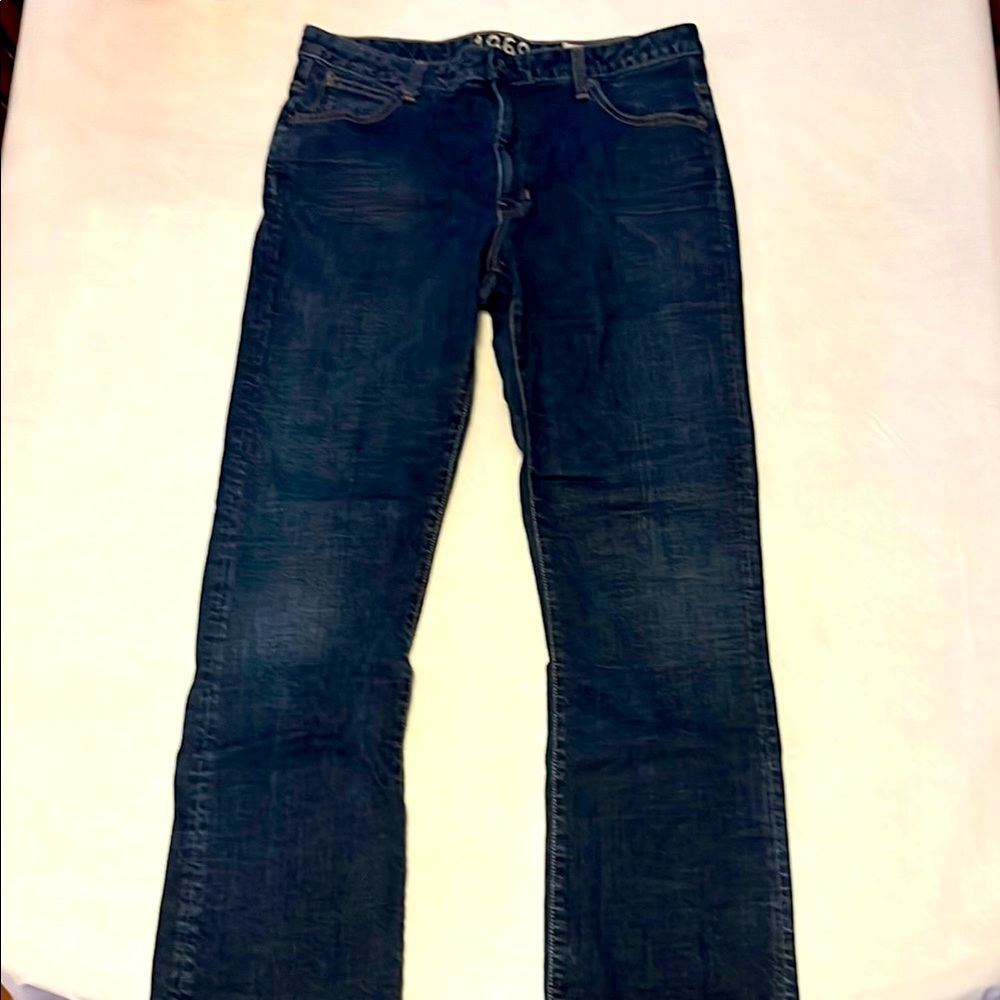 Blue Bootcut Jeans with Classic Indigo Wash